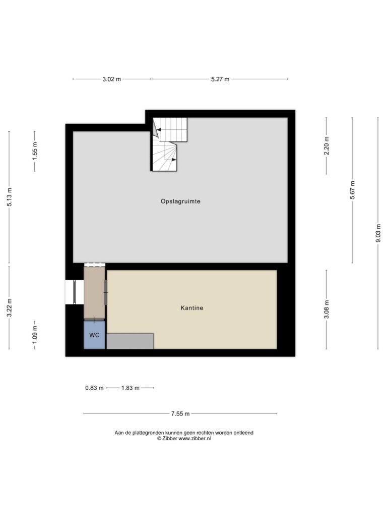 Gouda – Kleiweg 57 – Plattegrond 3