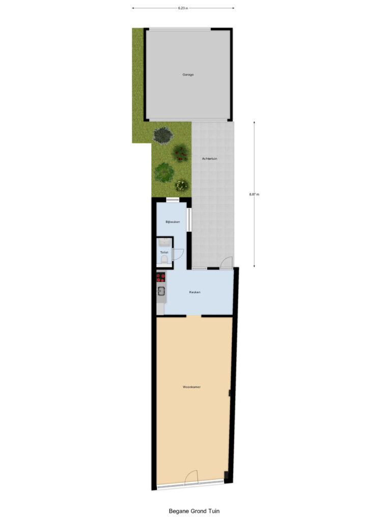 Gouda – Wilhelminastraat 52 – Plattegrond 2