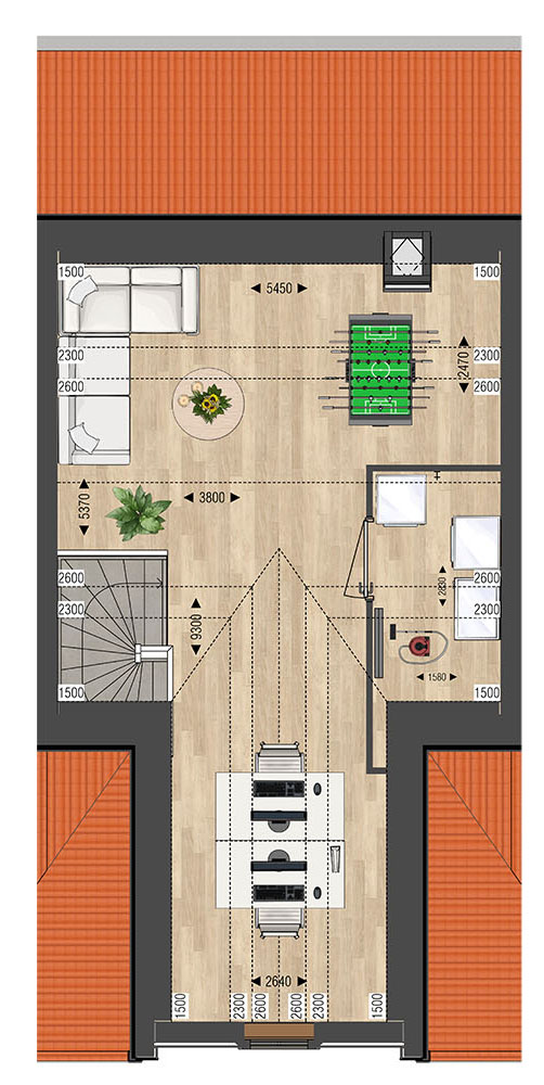 Ouderkerk aan den IJssel – EENGEZINSWONING HET ERF 15 – Plattegrond 3