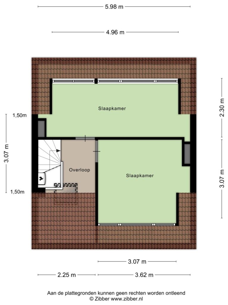 Waddinxveen – Schuberthof 5 – Plattegrond 2