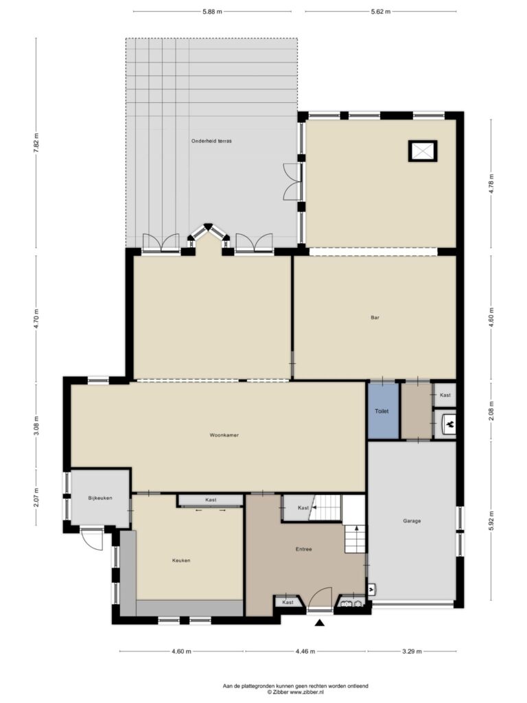 Reeuwijk – Notaris d’Aumerielaan 7 – Plattegrond 2