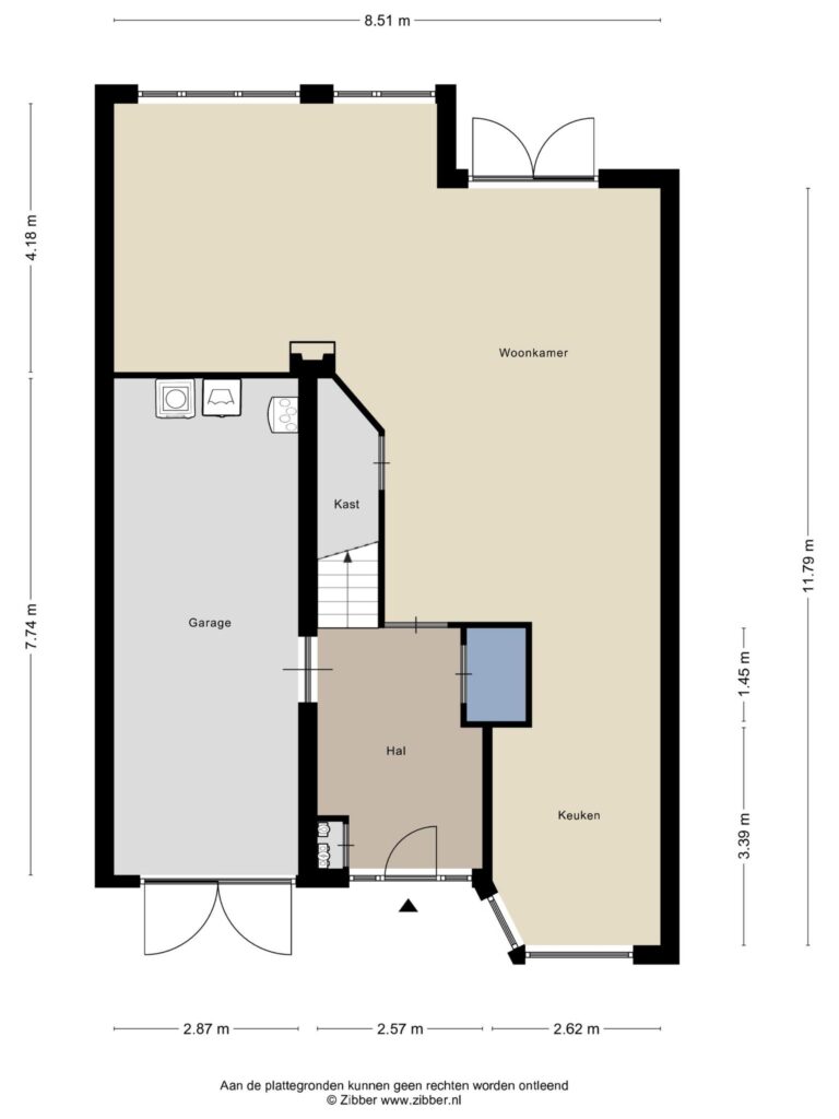Gouda – Wijnruitgaarde 15 – Plattegrond 3