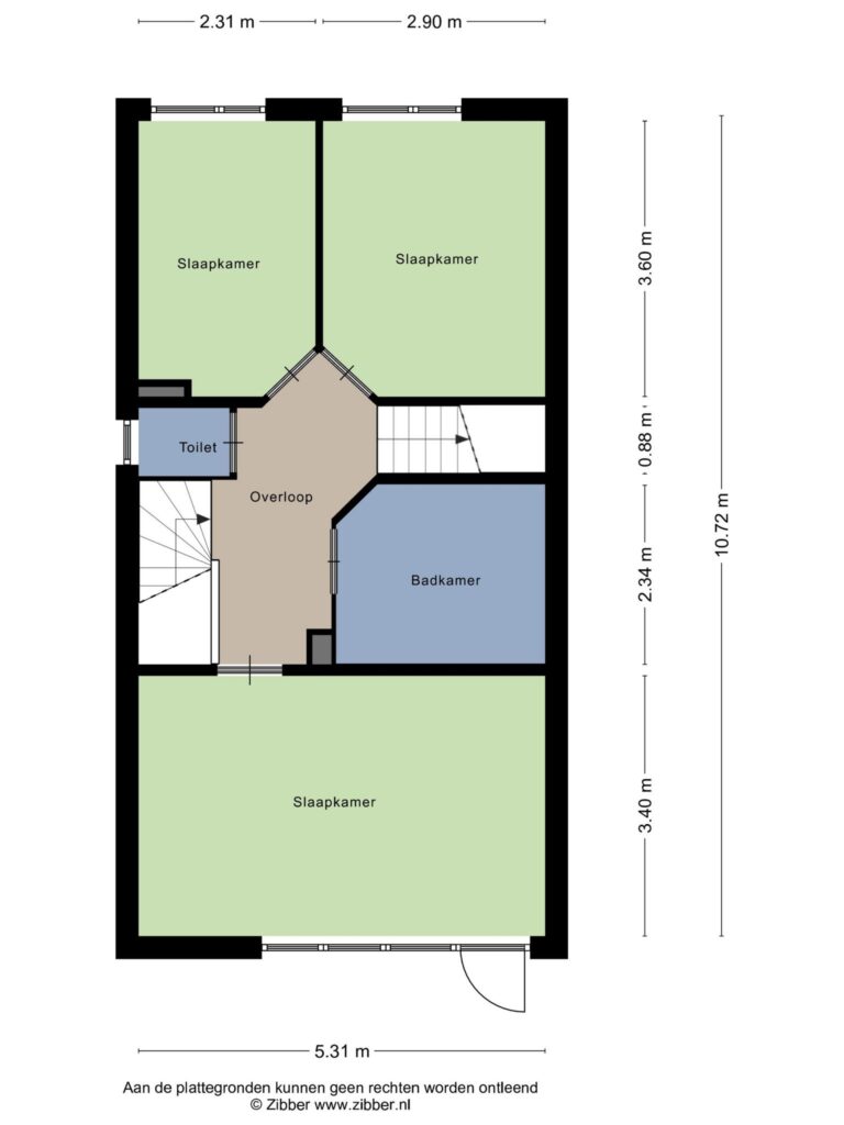Gouda – Wijnruitgaarde 15 – Plattegrond