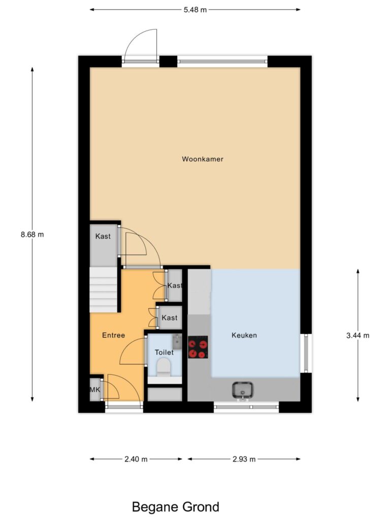 Gouda – Oranjepoldererf 48 – Plattegrond 2