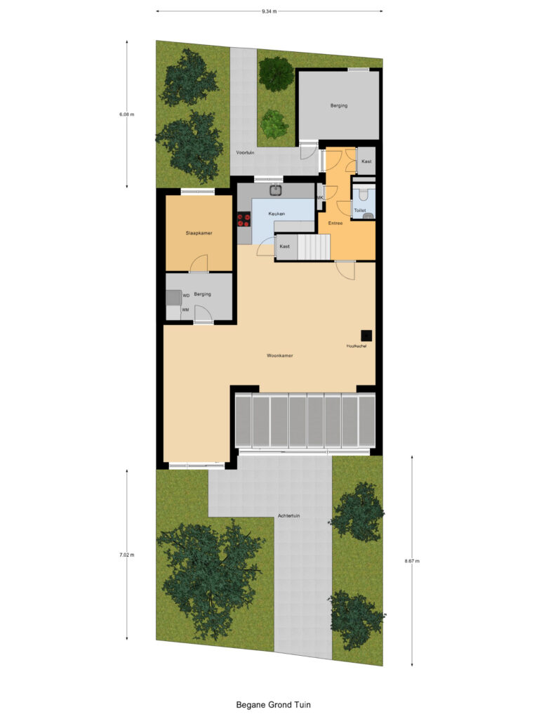 Gouda – Wilhelmina van Pruisenlaan 64 – Plattegrond 2
