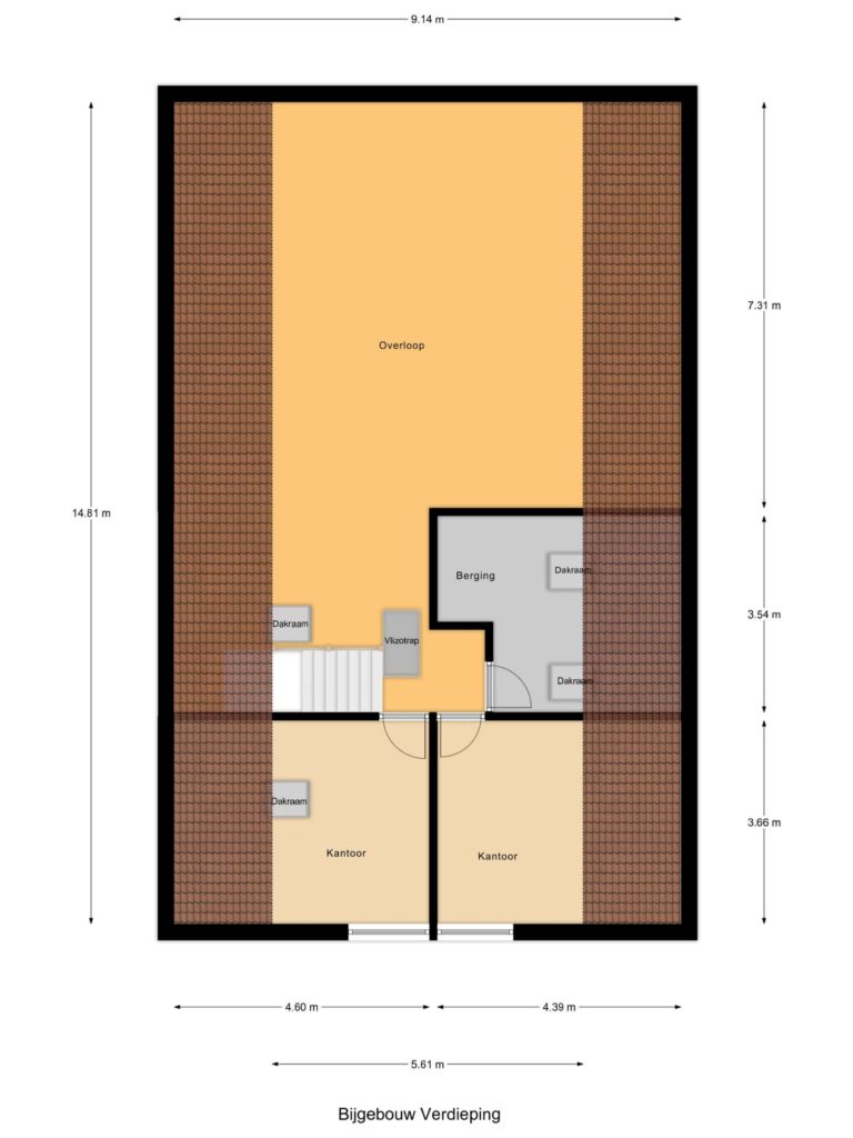 Waddinxveen – Jan Dorrekenskade-Oost 100 – Plattegrond 4