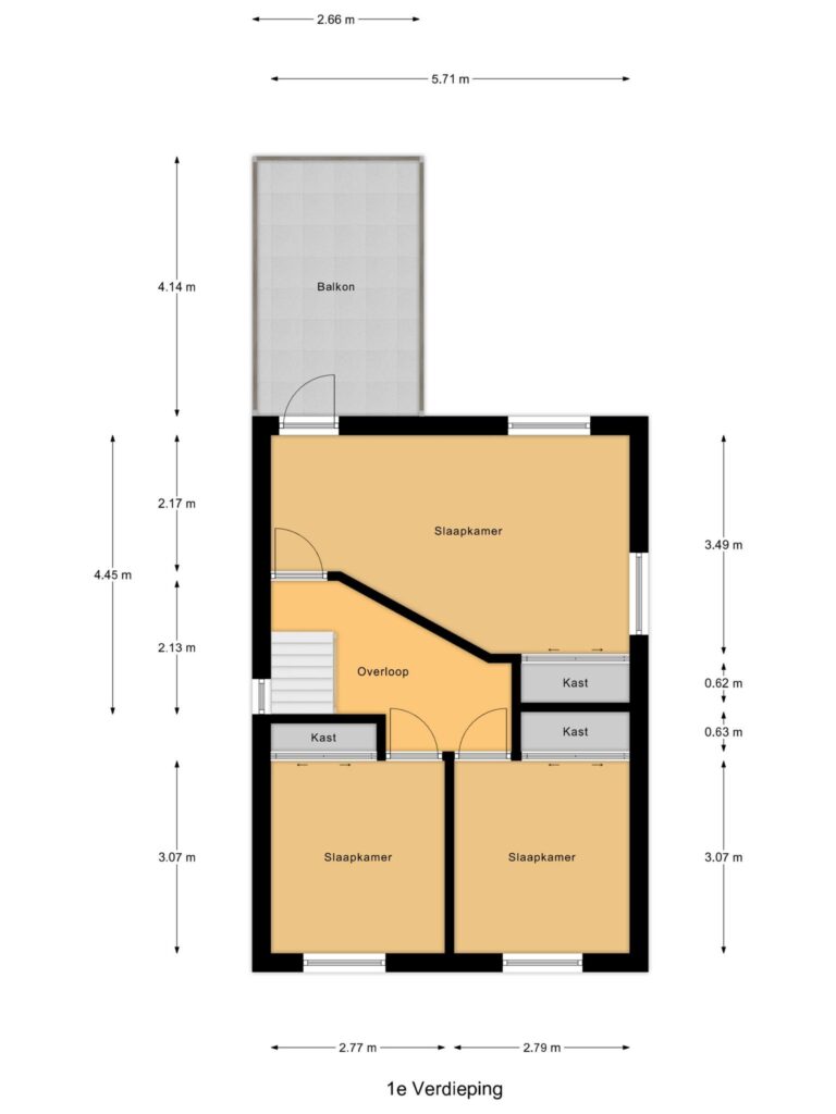 Waddinxveen – Jan Dorrekenskade-Oost 100 – Plattegrond 6
