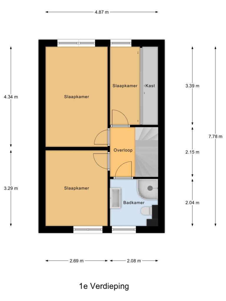 Gouda – Moleneind 18 – Plattegrond 3