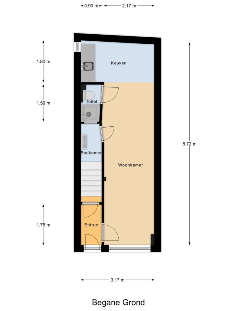 Gouda – Keizerstraat 47 – Plattegrond 2