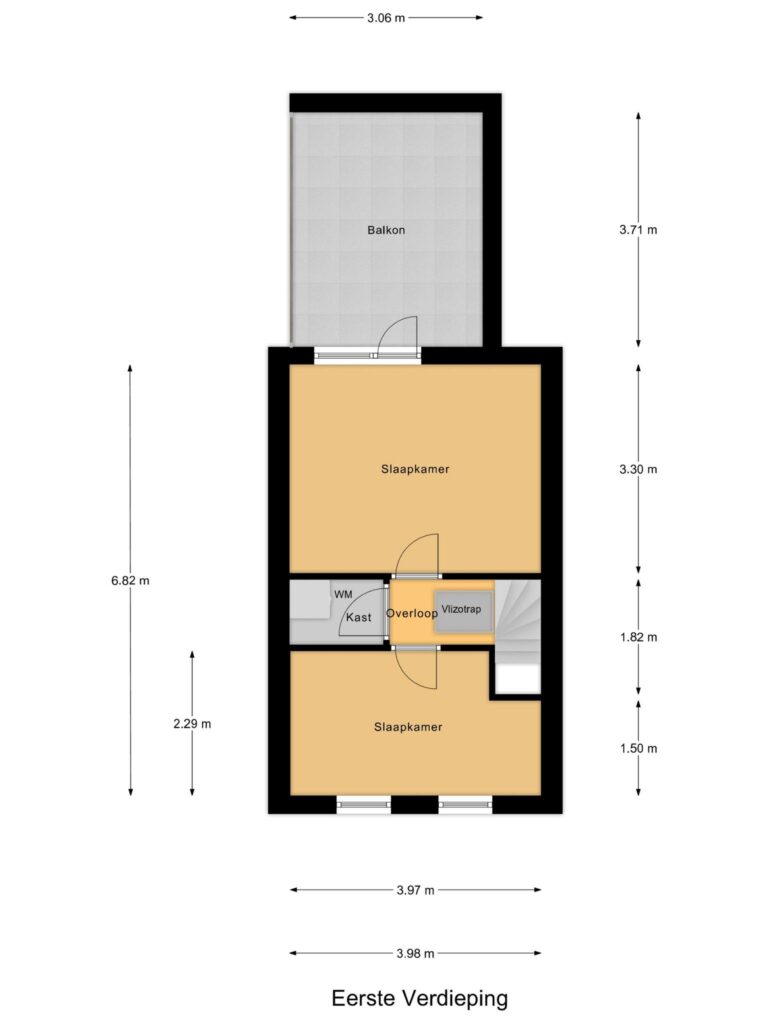 Gouda – Lange Willemsteeg 2 – Plattegrond 3