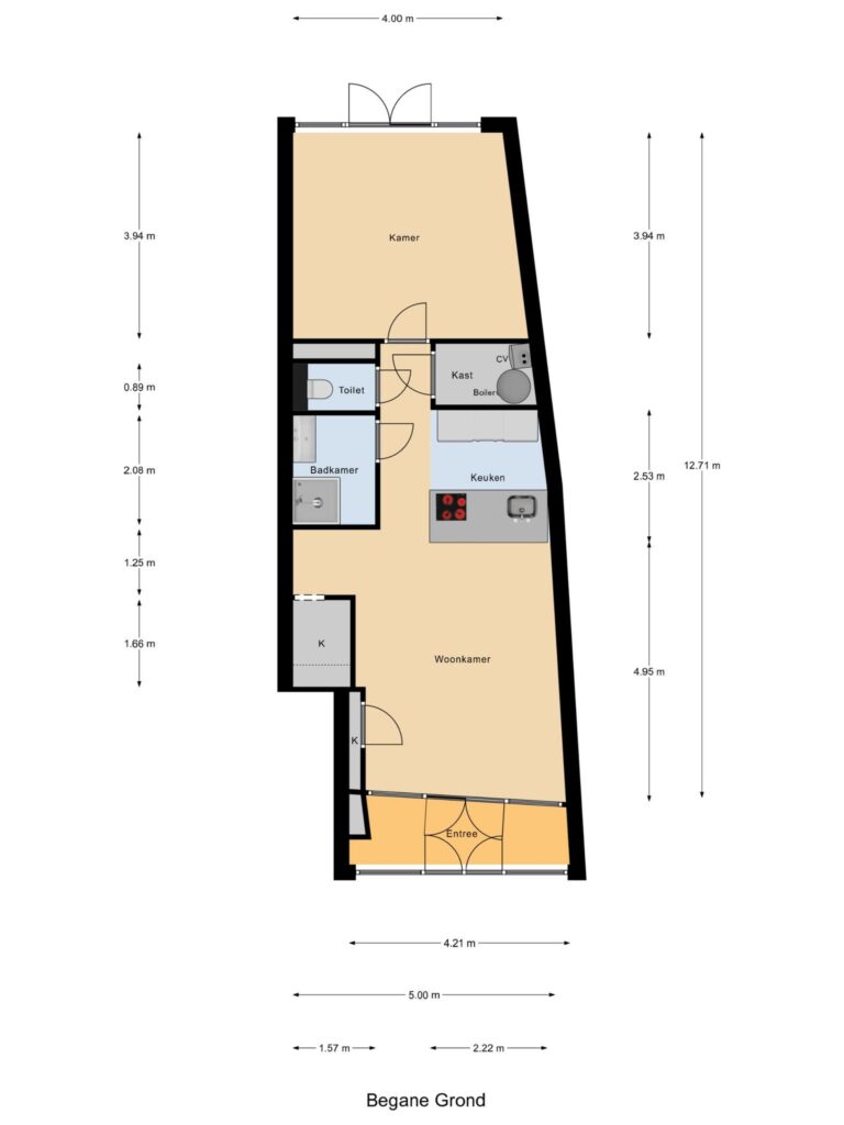 Gouda – Naaierstraat 11 – Plattegrond 2