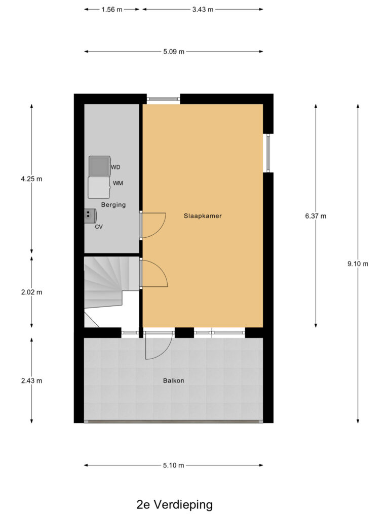 Gouda – Lepelaerstraat 15 – Plattegrond 4