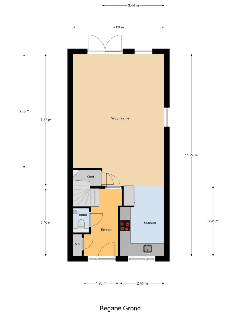 Gouda – Lepelaerstraat 15 – Plattegrond 5