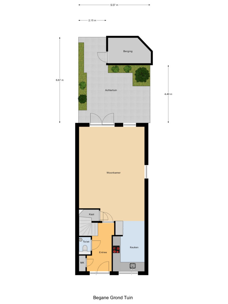 Gouda – Lepelaerstraat 15 – Plattegrond 2