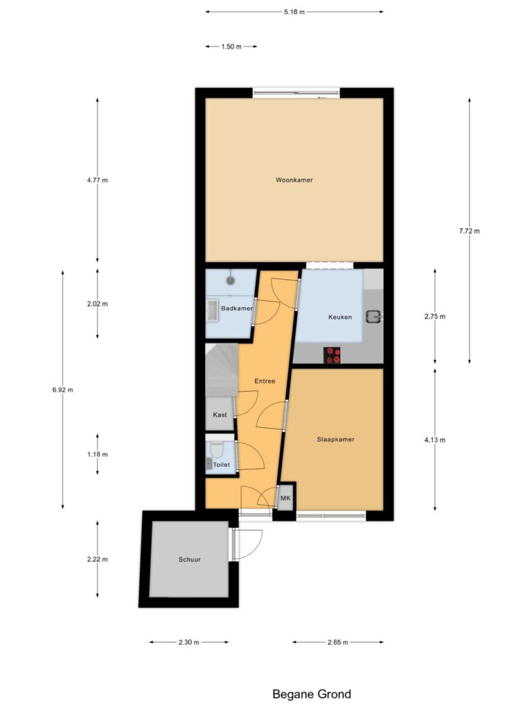 Gouda – Gandhiweg 80 – Plattegrond 2