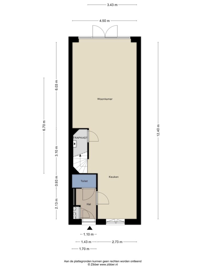 Waddinxveen – Parklaan 175 – Plattegrond 2