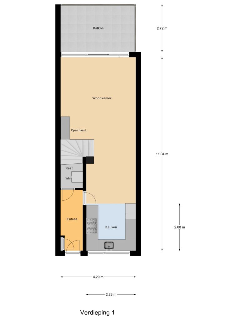 Gouda – Catsveld 16 – Plattegrond 3