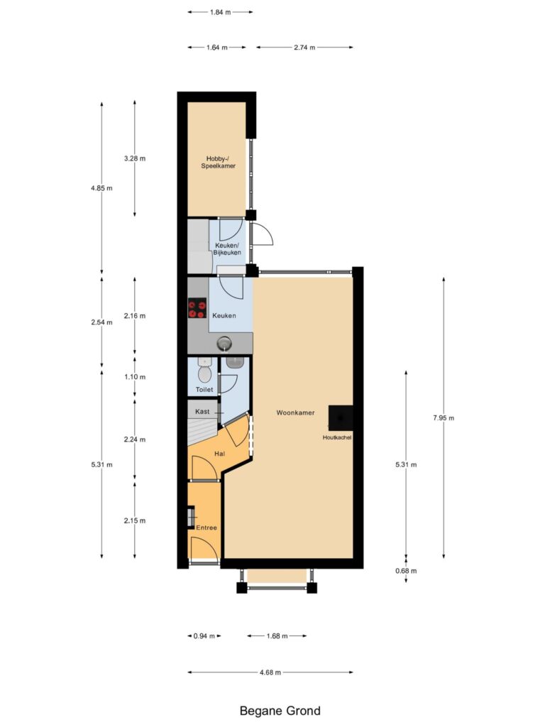 Gouda – Koningin Wilhelminaweg 323 – Plattegrond 2