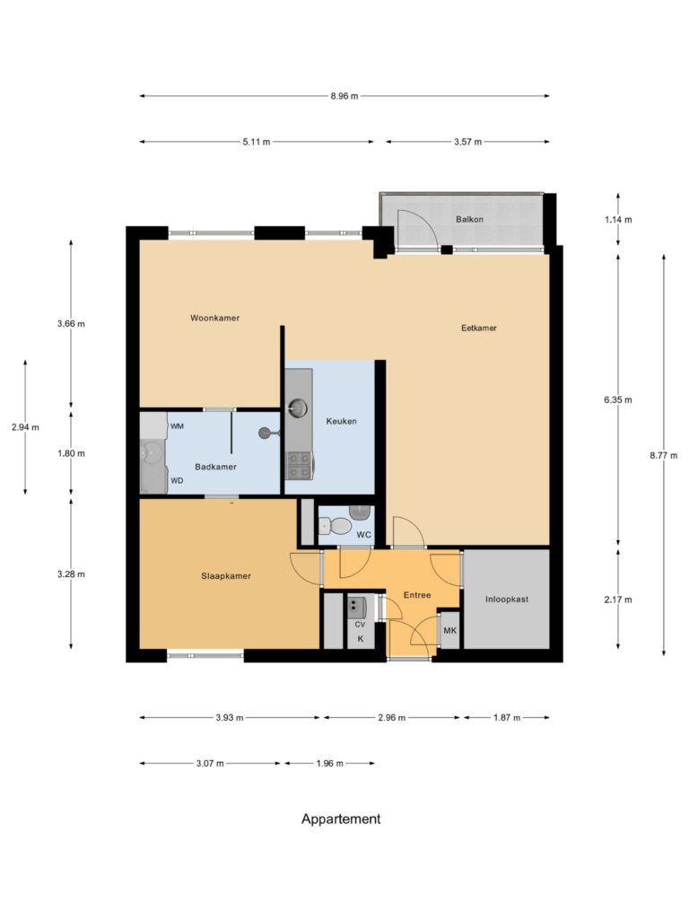 Gouda – Ronsseweg 87 – Plattegrond