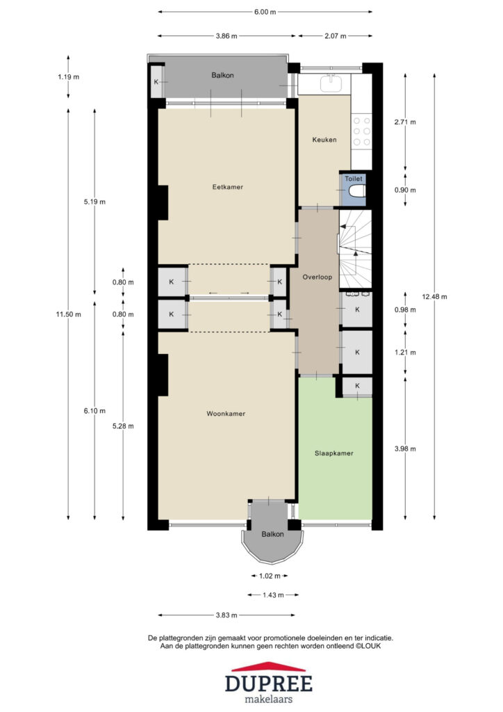 Rotterdam – Schepenstraat 28C – Plattegrond 3