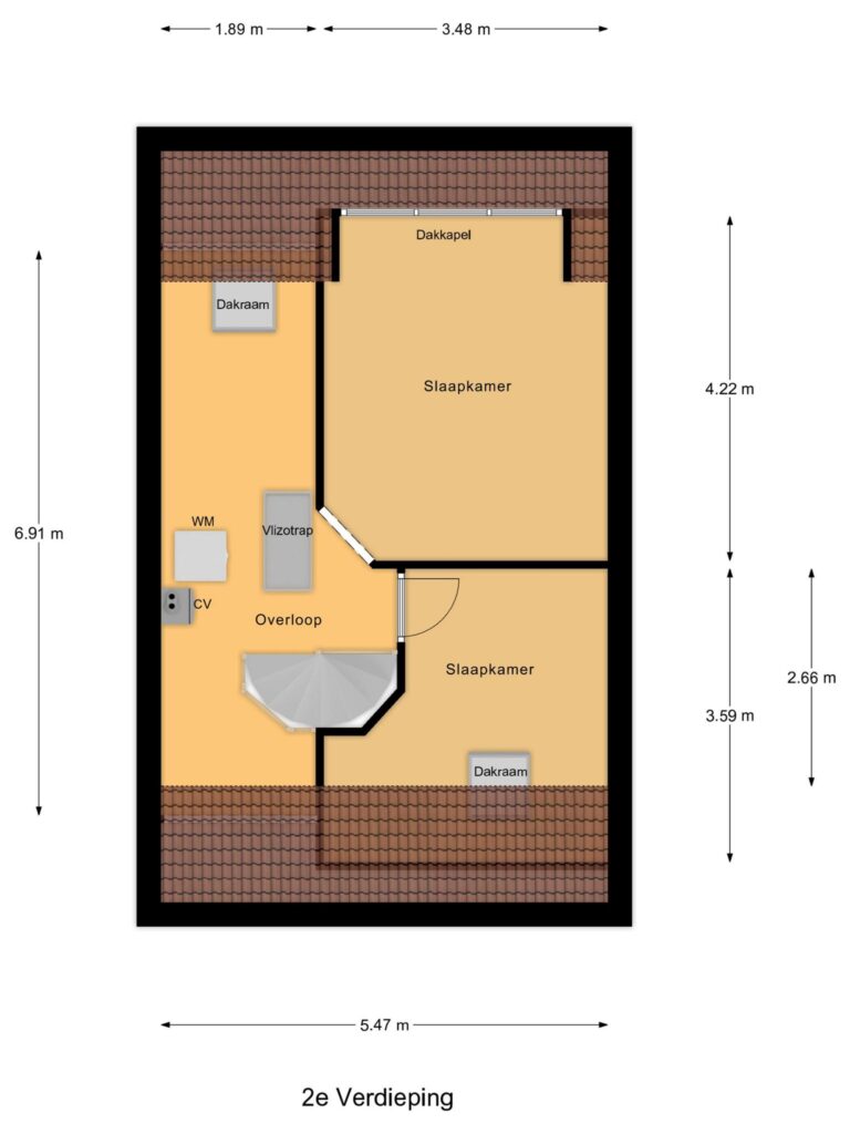 Gouda – Calslaan 38 – Plattegrond 5