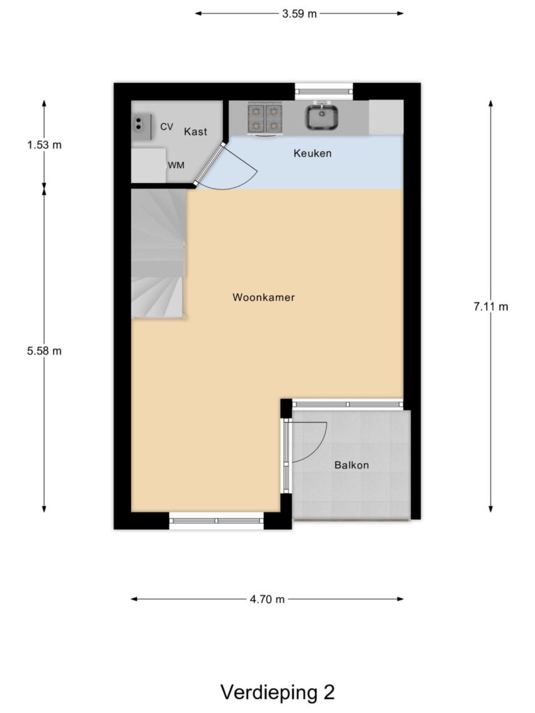 Gouda – Japieserf 21 – Plattegrond 4