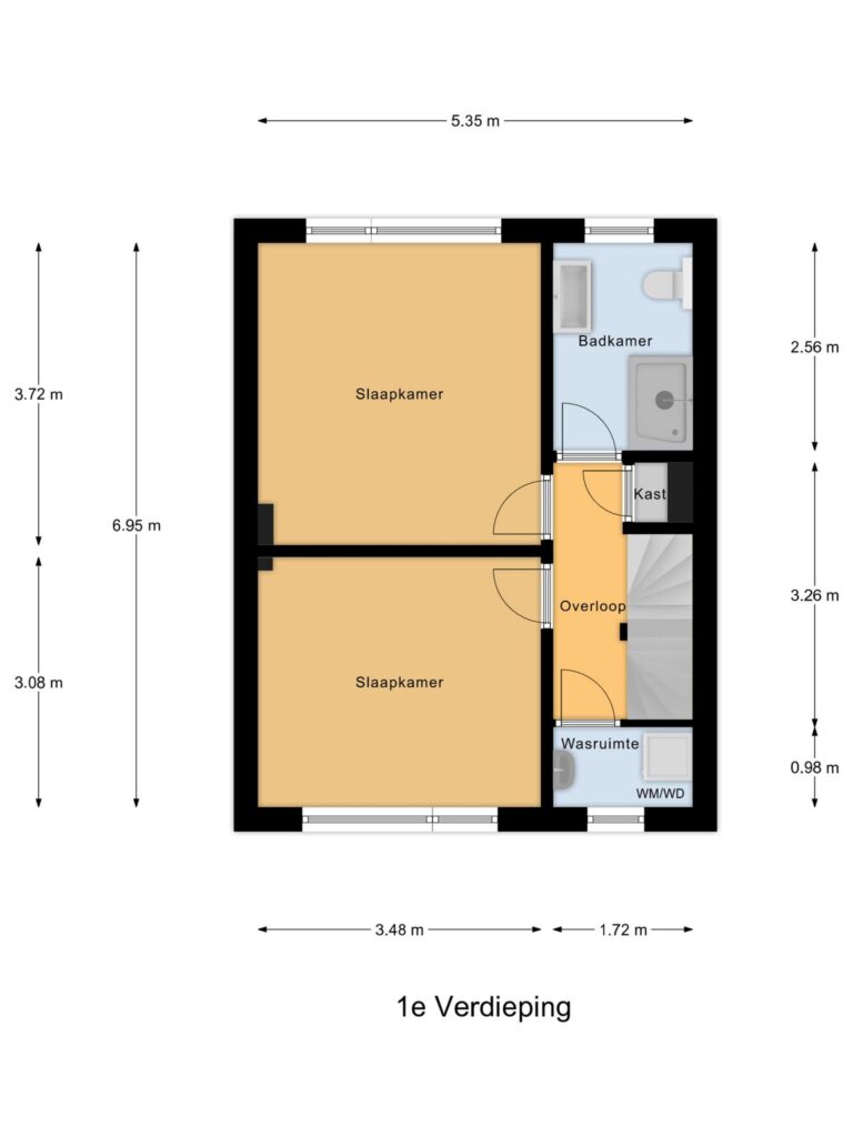 Gouda – Sportlaan 59 – Plattegrond 3