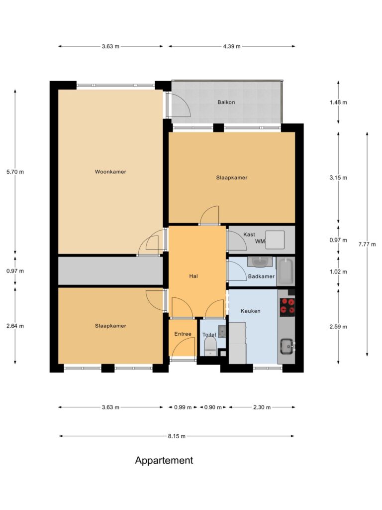 Gouda – Brandsmastraat 20 – Plattegrond 2