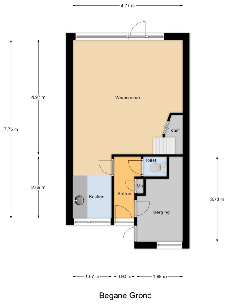 Gouda – Winterdijk 35 – Plattegrond