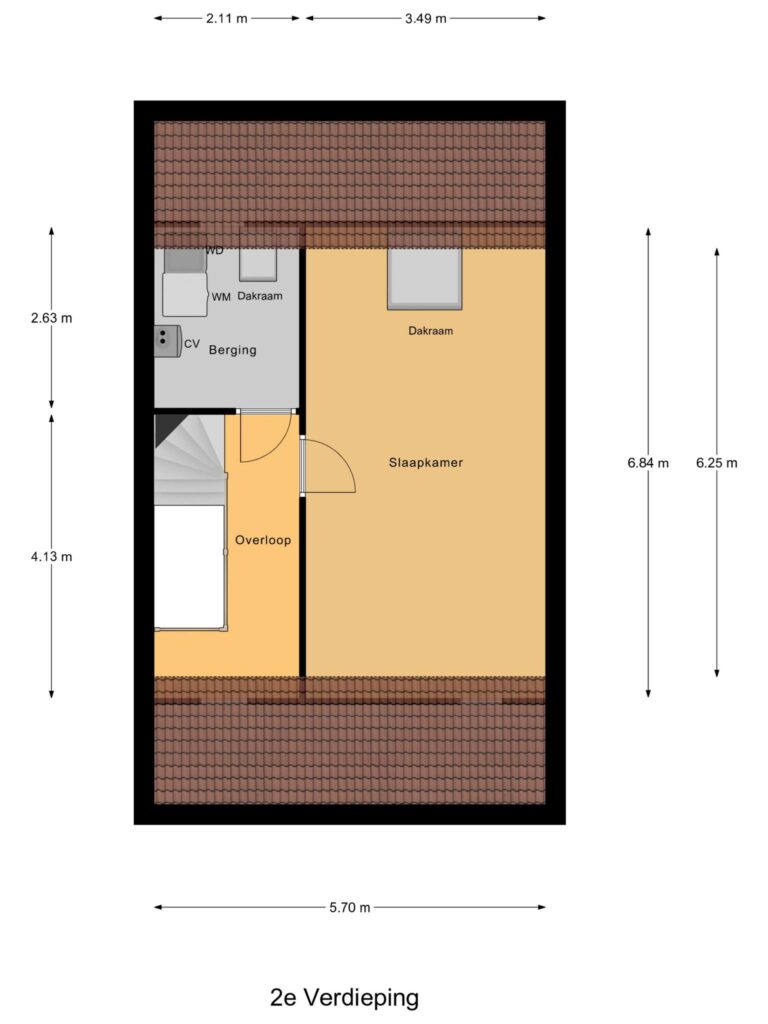 Waddinxveen – Polderlaan 55 – Plattegrond 5