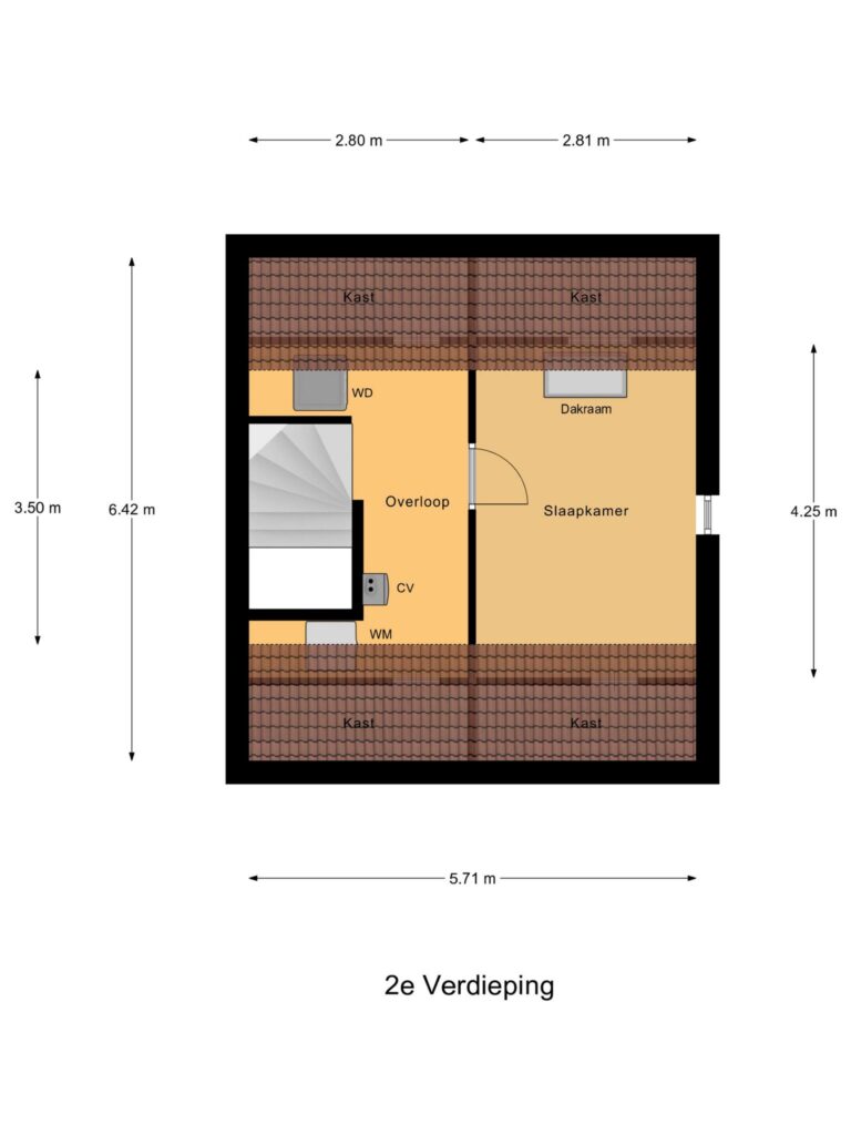 Waddinxveen – Arie Kempkesweg 73 – Plattegrond 4