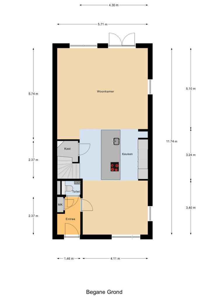 Waddinxveen – Arie Kempkesweg 73 – Plattegrond 2