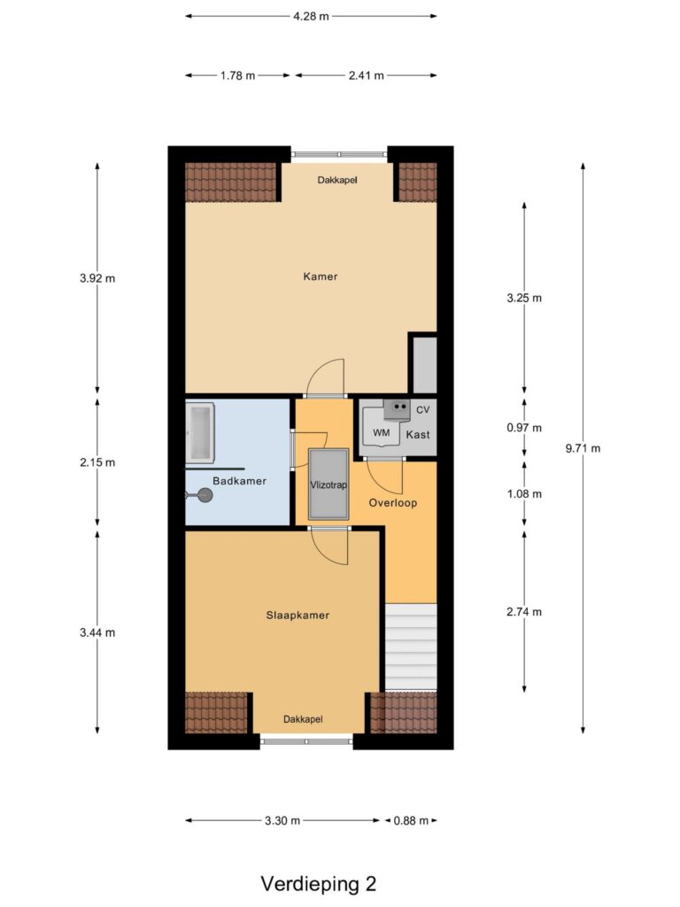 Gouda – Anna van Hensbeeksingel 127 – Plattegrond 2