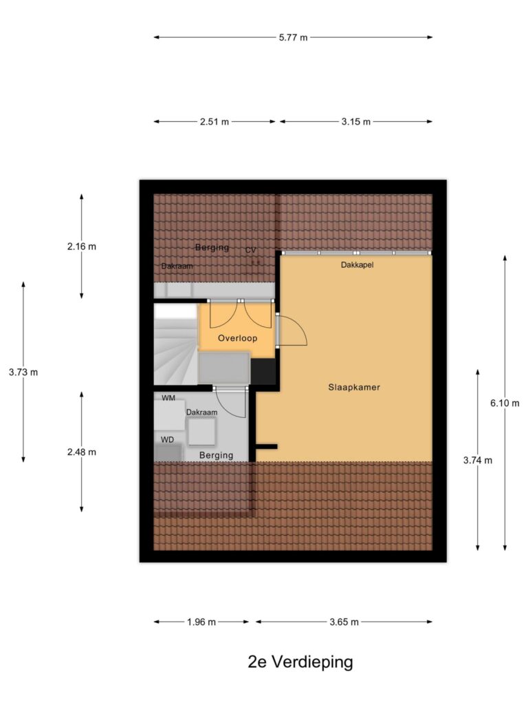 Alphen aan den Rijn – Kievitstraat 42 – Plattegrond 3