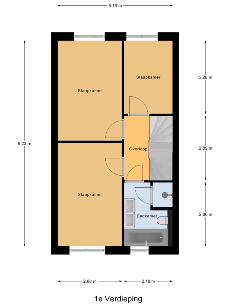 Gouda – Middenwillenseweg 77 – Plattegrond 3