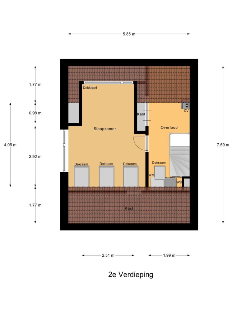 Gouda – Heesterlaan 27 – Plattegrond 3