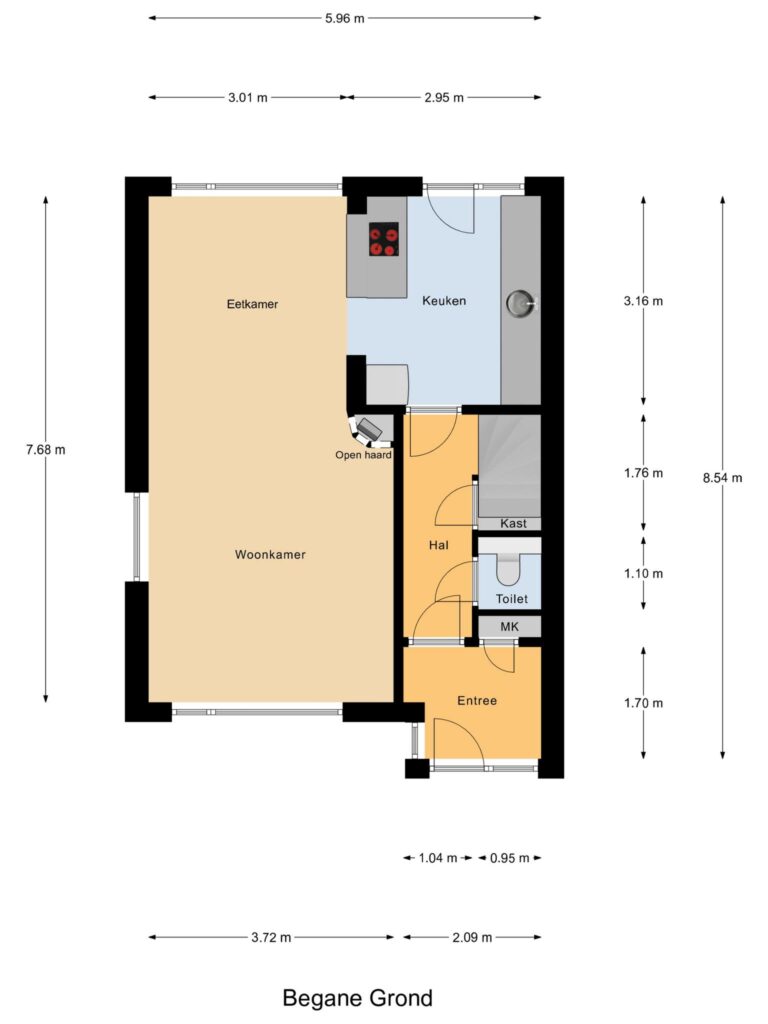 Gouda – Heesterlaan 27 – Plattegrond 2