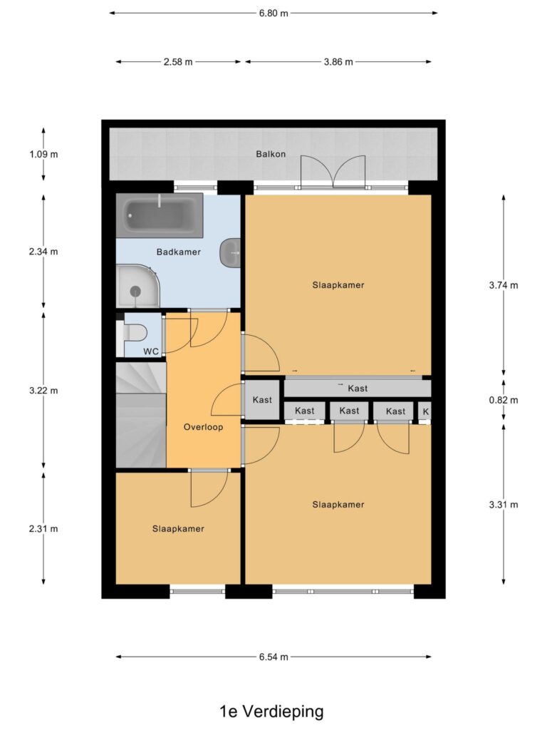 Waddinxveen – Kanaalstraat 16 – Plattegrond 2