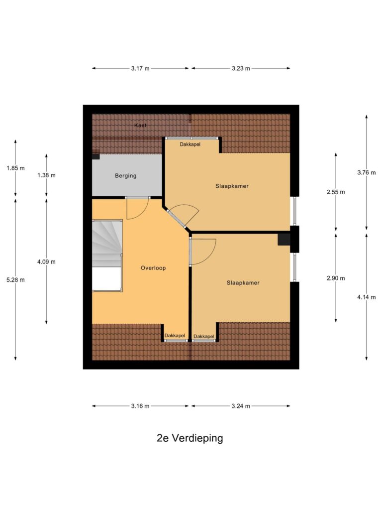 Waddinxveen – Kanaalstraat 16 – Plattegrond 4