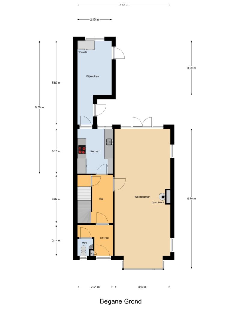 Waddinxveen – Kanaalstraat 16 – Plattegrond 3