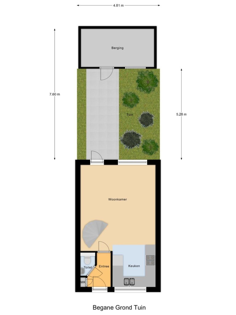 Gouda – Graaf van Bloisstraat 87 – Plattegrond 3