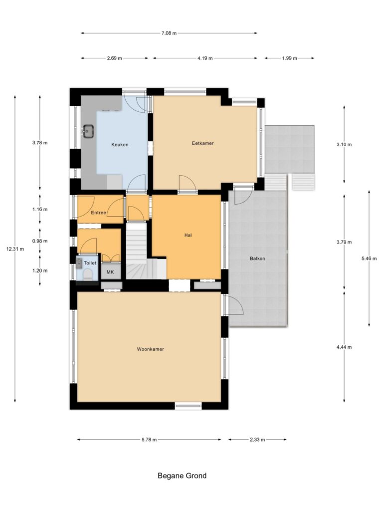 Haastrecht – Provincialeweg West 11 – Plattegrond 2