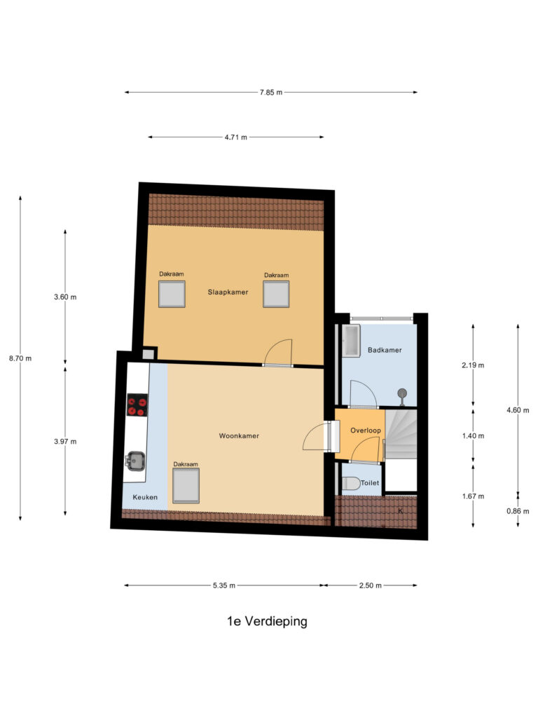 Gouda – Koster Gijzensteeg 3 – Plattegrond 3