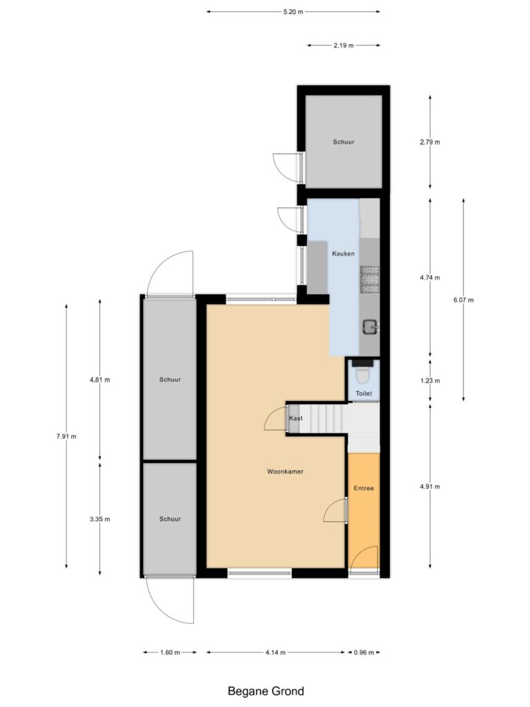Waddinxveen – Acaciastraat 64 – Plattegrond 2