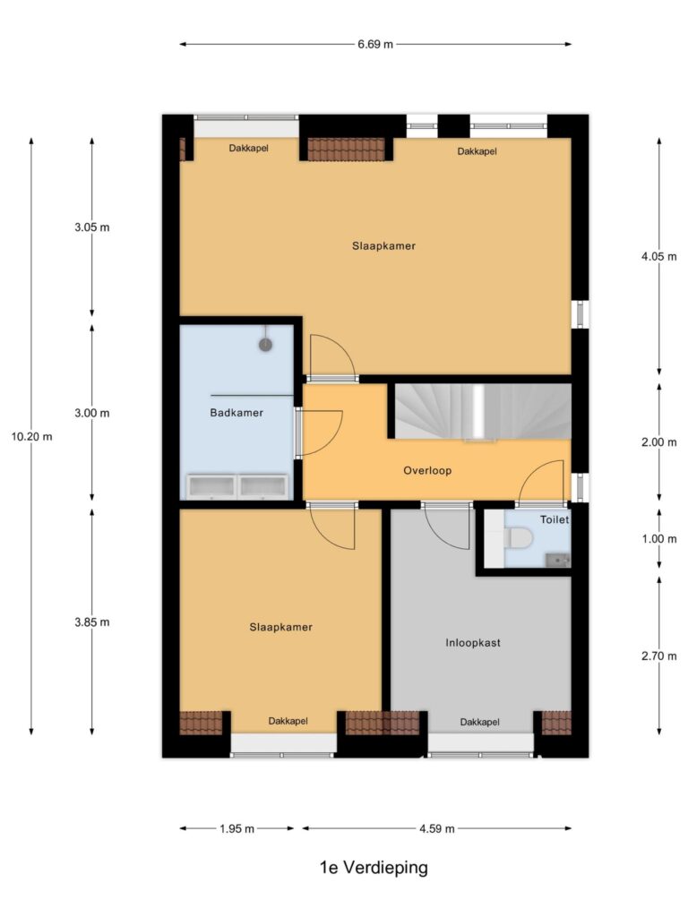 Waddinxveen – Arie Kempkesweg 72 – Plattegrond 2