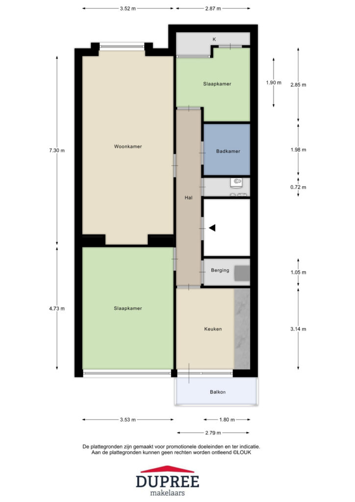 Rotterdam – Willem Buytewechstraat 206A 03 – Plattegrond 2
