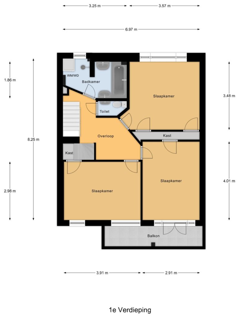 Gouda – Sophiastraat 54 – Plattegrond 2