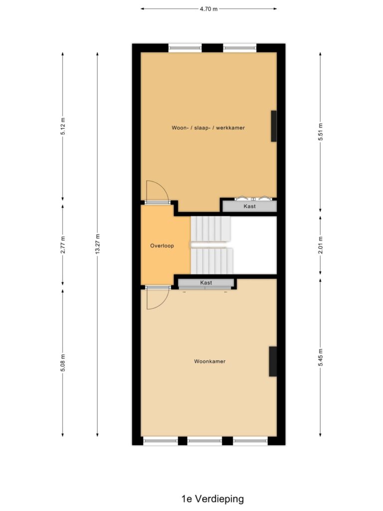 Gouda – Hoge Gouwe 137 – Plattegrond