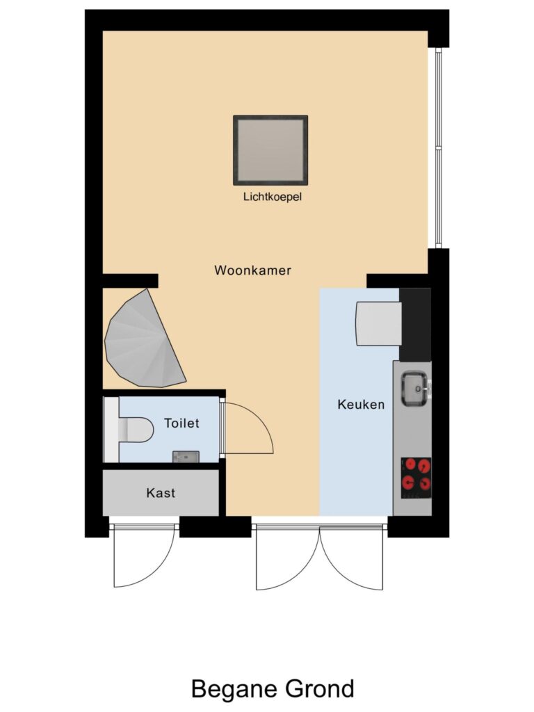 Gouda – Hoge Gouwe 137 – Plattegrond 5