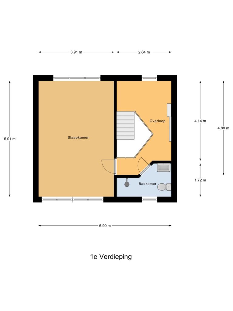 Gouda – Vivaldistraat 9 – Plattegrond 3